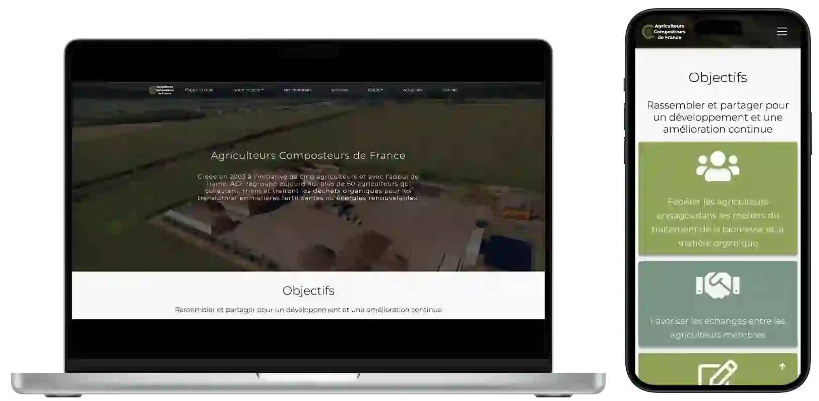 project agricultural website